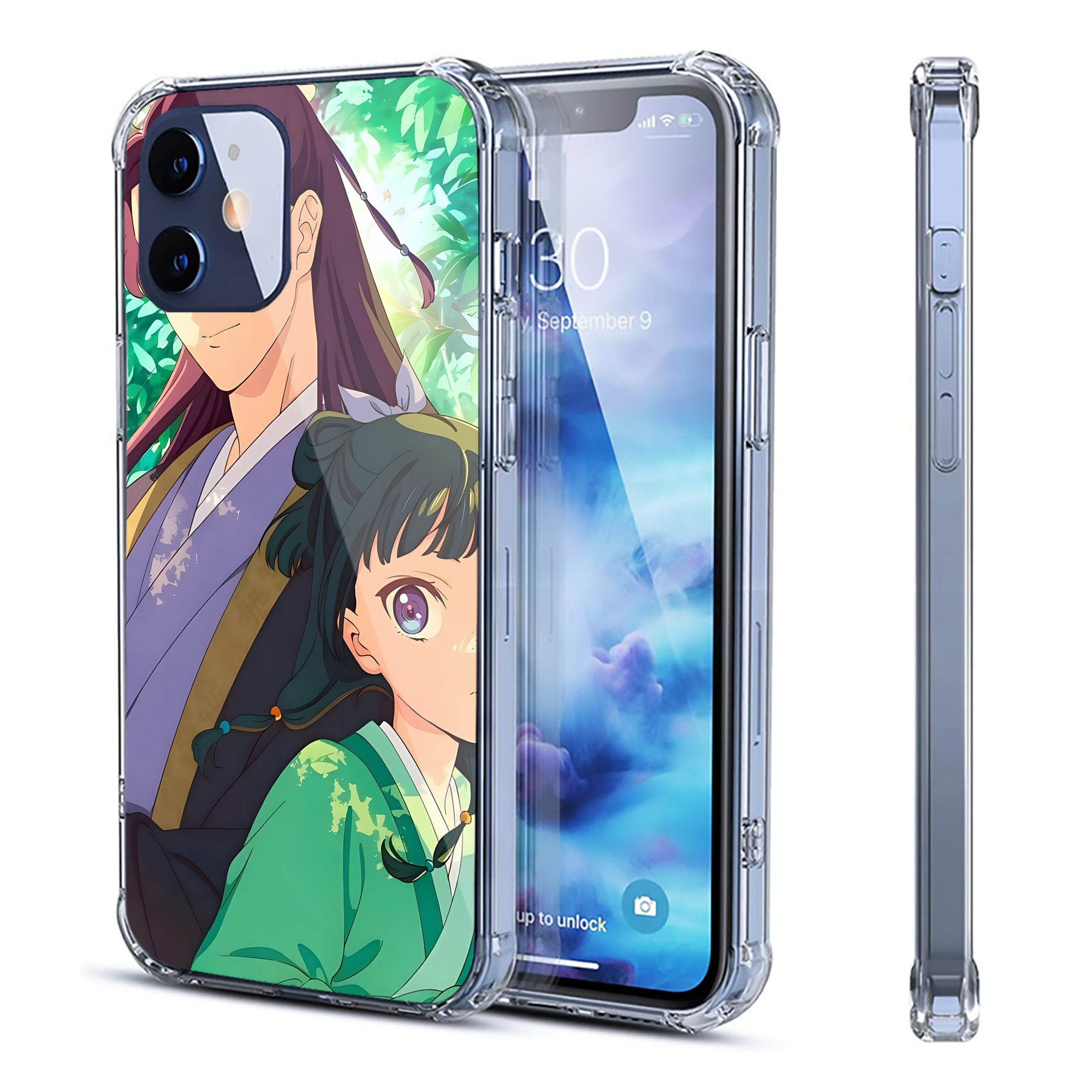 （画像用） 薬屋のひとりごと The Apothecary Diaries 【iPhone 12シリーズ対応】透明スマホケース（クリアソフトケース）